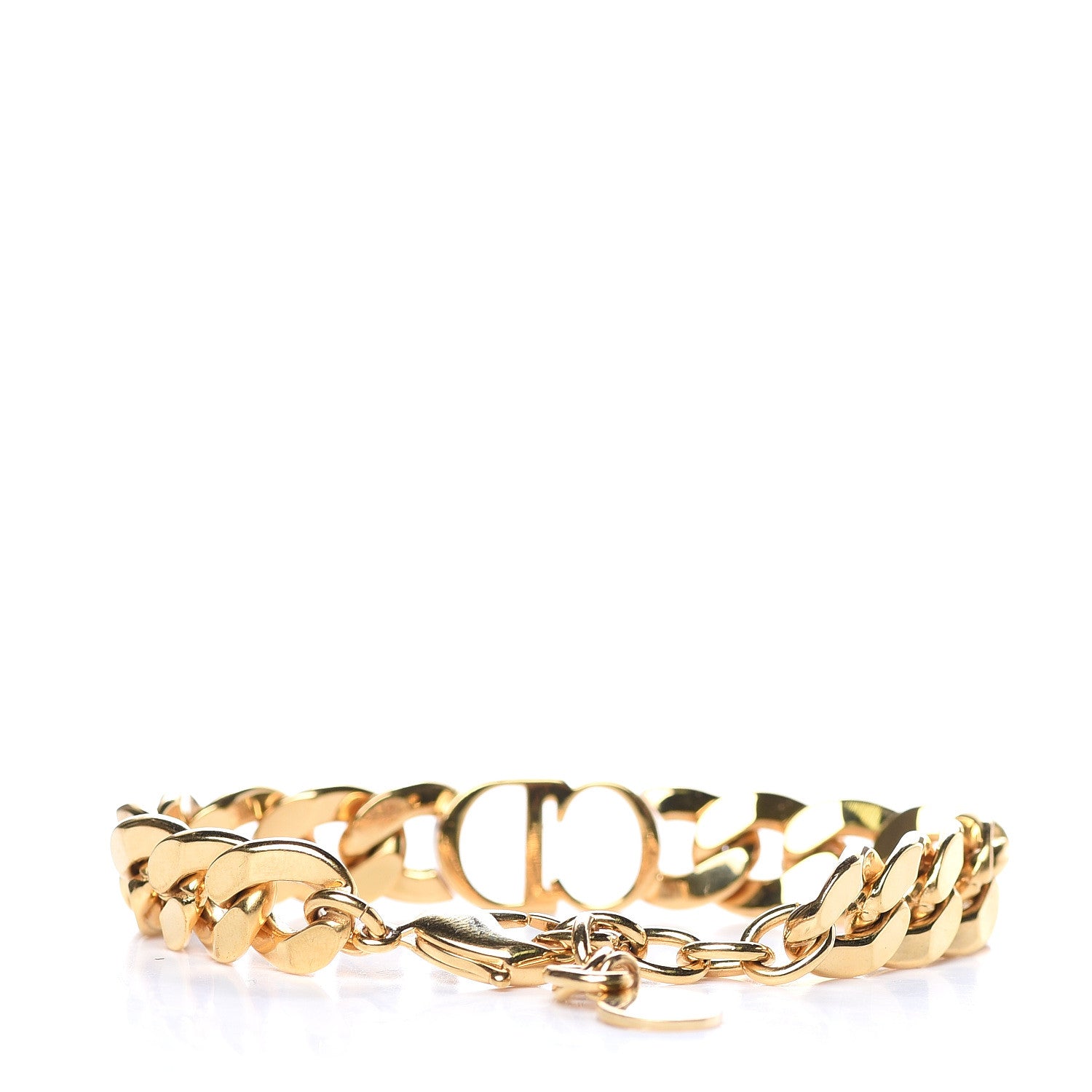 Christian Dior Metal Danseuse Etoile Chain Bracelet Gold 3 of 4