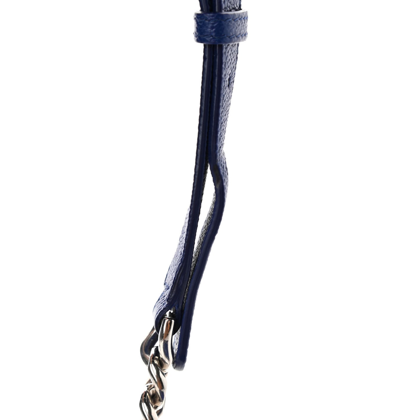 Grained Calfskin Medium Diorama Flap Bag Blue