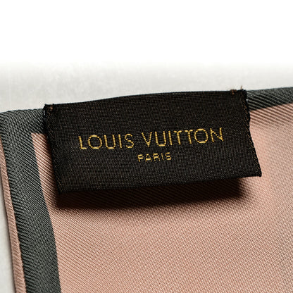 Louis Vuitton Silk Monogram Trunks Bandeau Rose Poudre 5 of 5