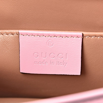 Gucci Nappa Pearl Studded Mini Queen Margaret Broadway Shoulder Bag Sugar Pink 5 of 11
