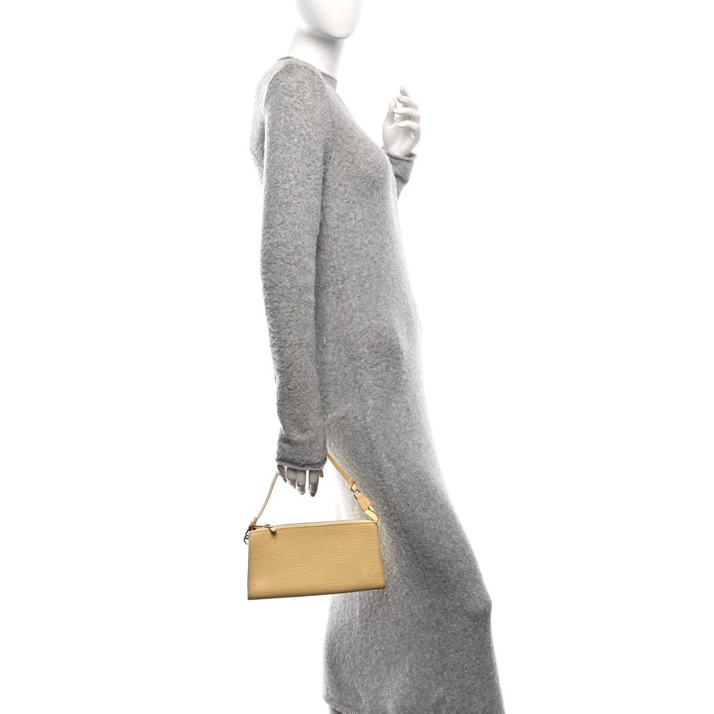 Epi Pochette Accessories 24 Vanilla