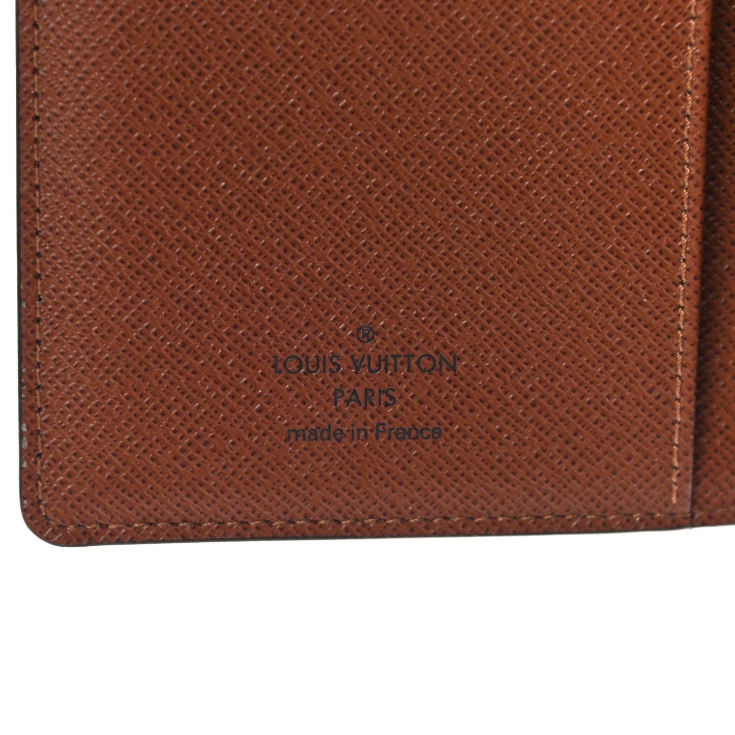 Monogram Pocket Agenda Cover