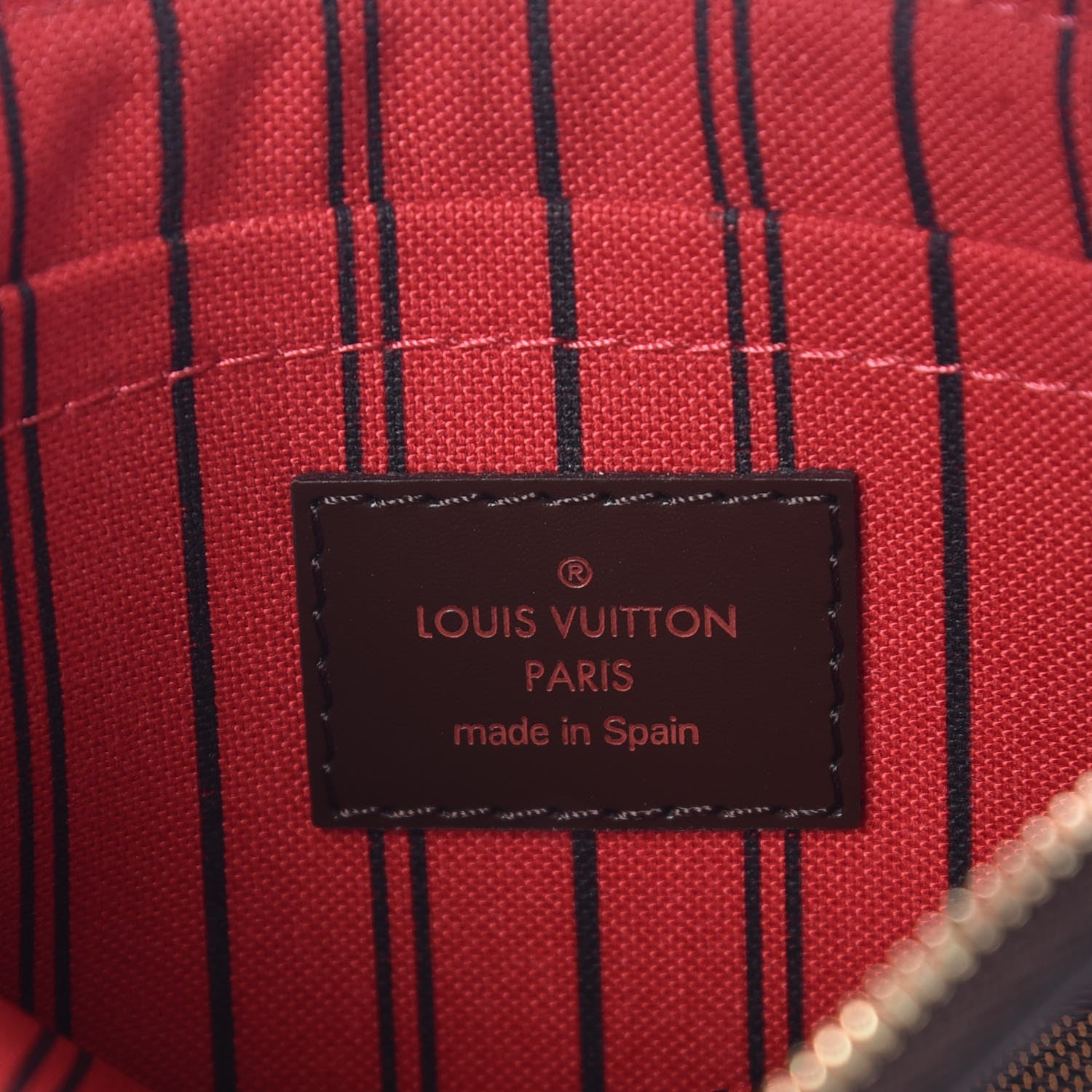 Louis Vuitton Damier Ebene Neverfull MM GM Pochette 6 of 7
