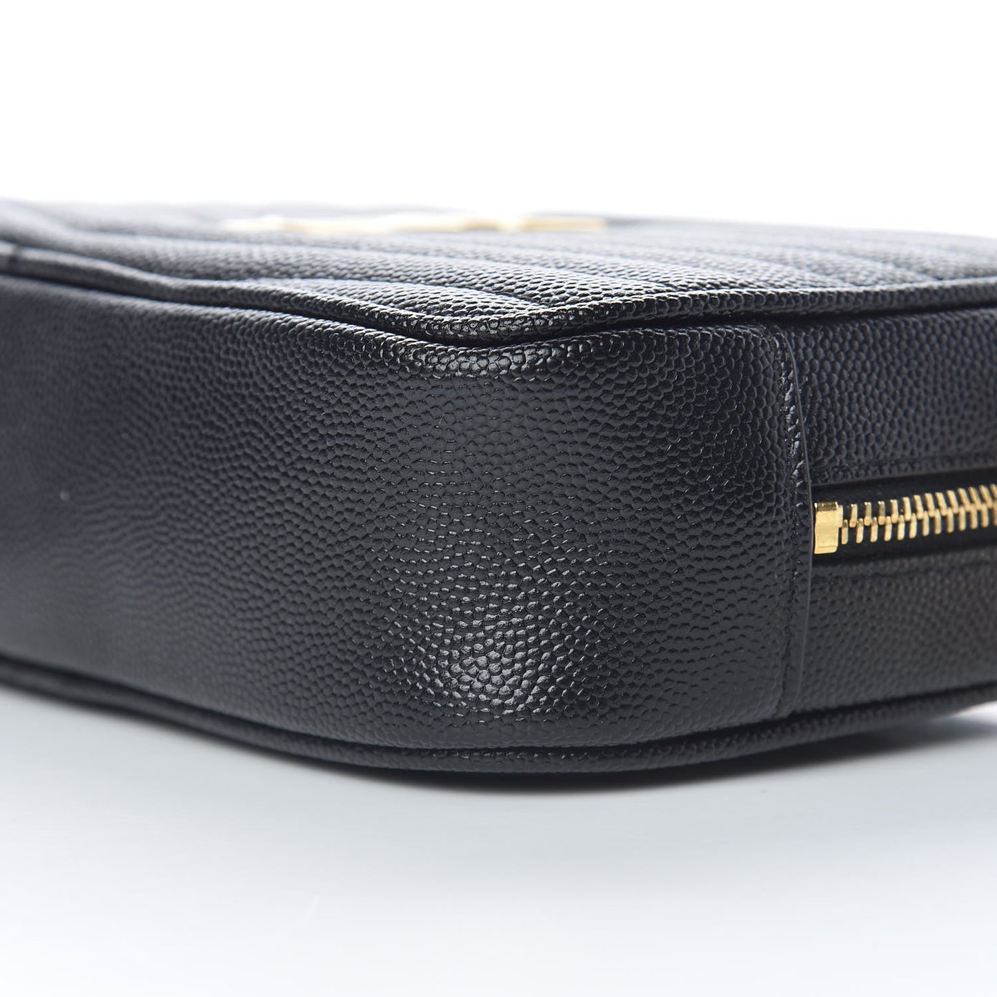 Grain De Poudre Matelasse Monogram Mini Lou Camera Bag Black