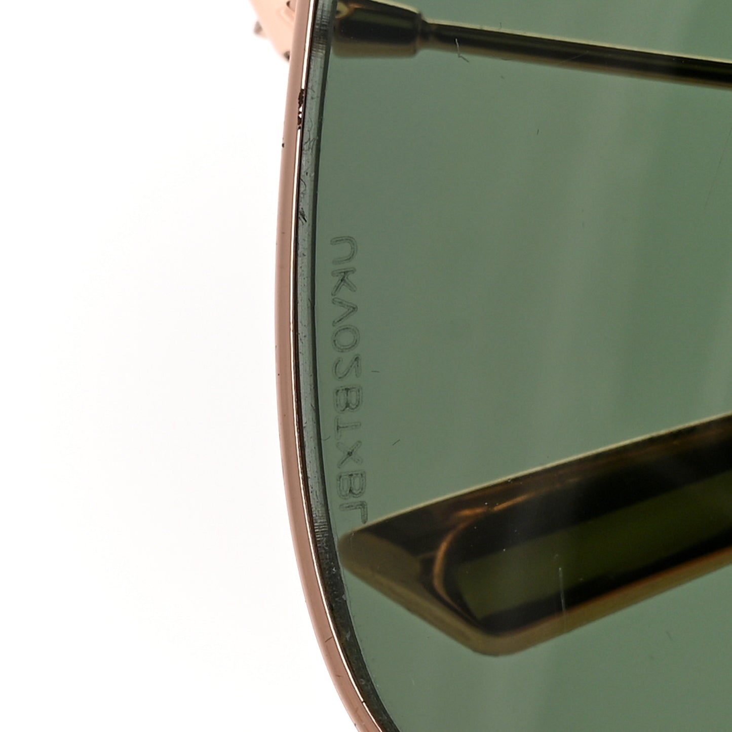 Metal Diorstellaire 1 Sunglasses Rose Gold Green