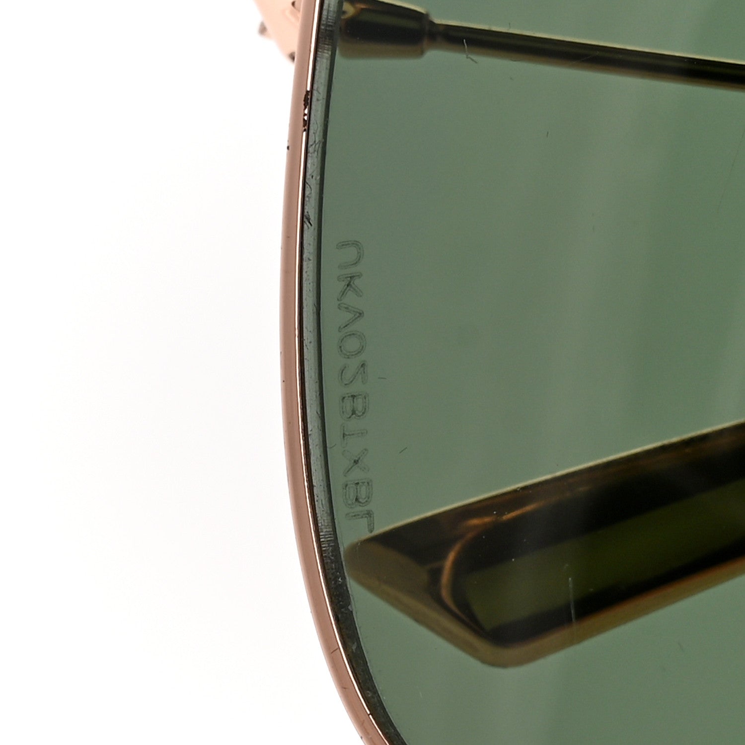 Christian Dior Metal Diorstellaire 1 Sunglasses Rose Gold Green 7 of 12