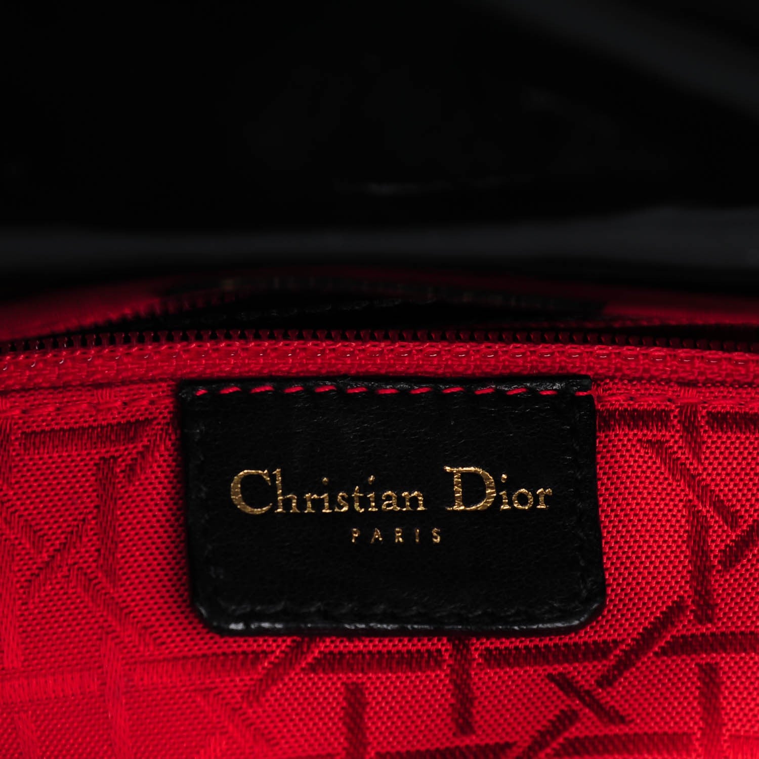 Christian Dior Patent Cannage Mini Lady Dior Black 6 of 7