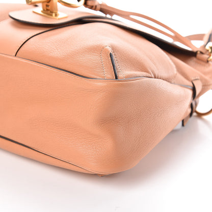 Chloe Grained Lambskin Medium Lexa Shoulder Bag Gingerbread 9 of 9