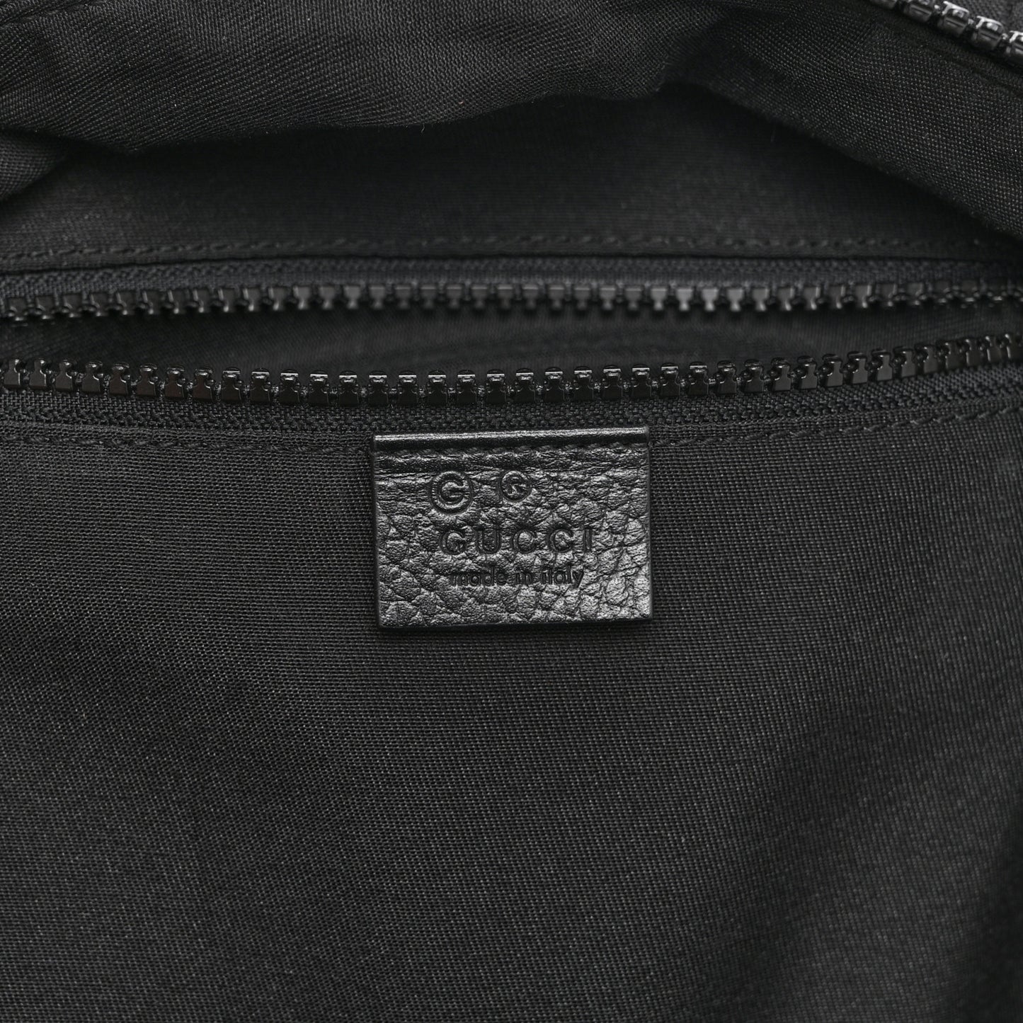 Nylon Monogram Slim Backpack Black