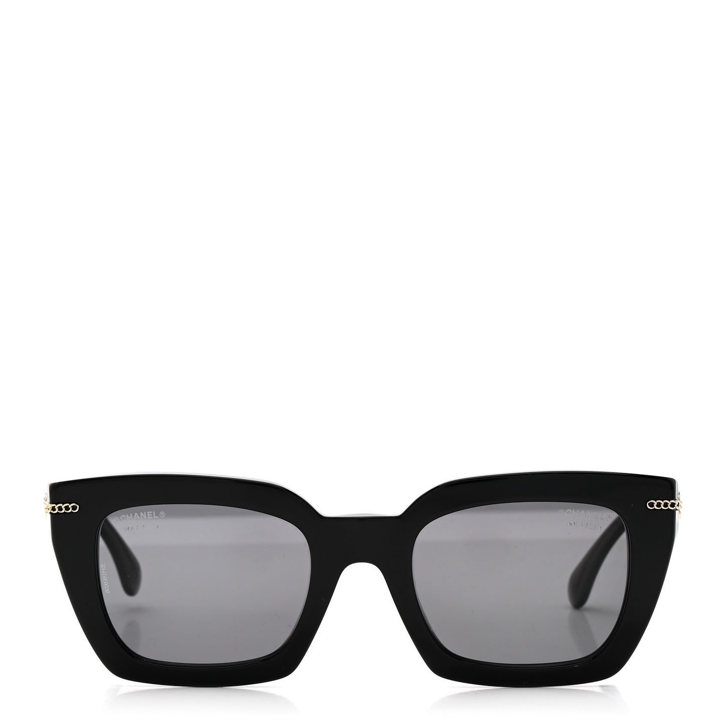 Acetate Square Sunglasses 5509-A Black