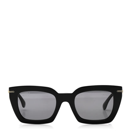 Chanel Acetate Square Sunglasses 5509-A Black 2 of 9