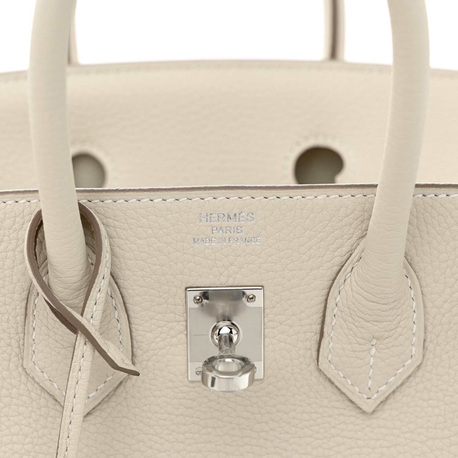 Hermes Togo Birkin 25 Craie 6 of 11