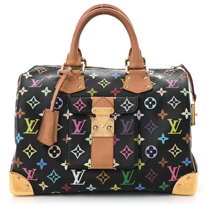 Louis Vuitton Monogram Multicolor Speedy 30 Black 1 of 10