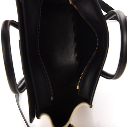 Celine Canvas Smooth Calfskin Nano Tri-Color Luggage Navy Blue 5 of 9