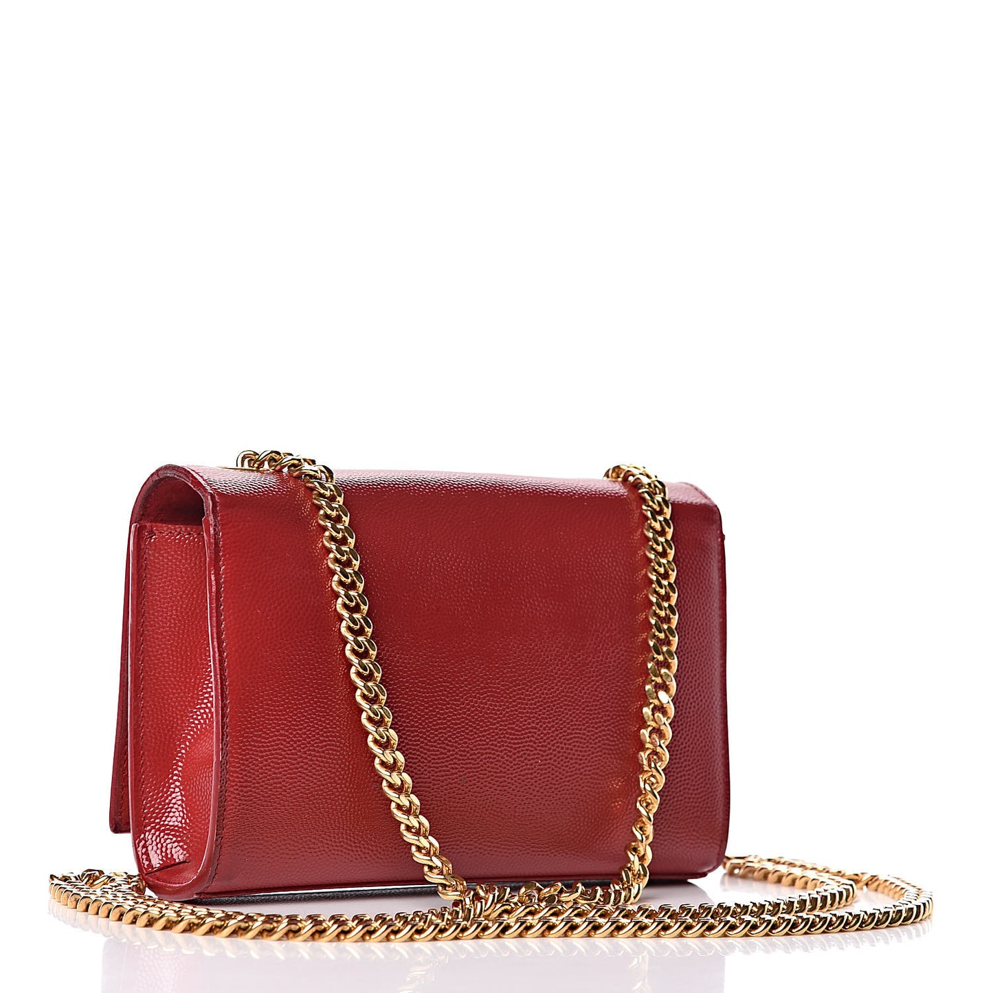 Grain De Poudre Small Monogram Kate Satchel Red