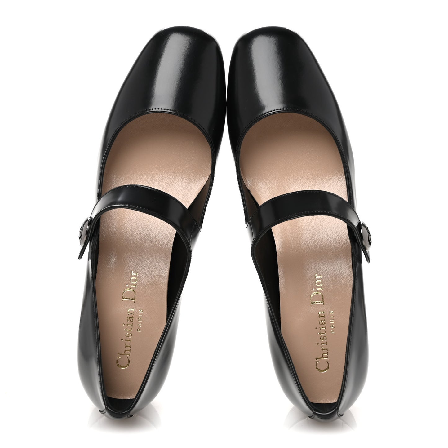 Brushed Calfskin Uniform 30mm Pumps 37 Black