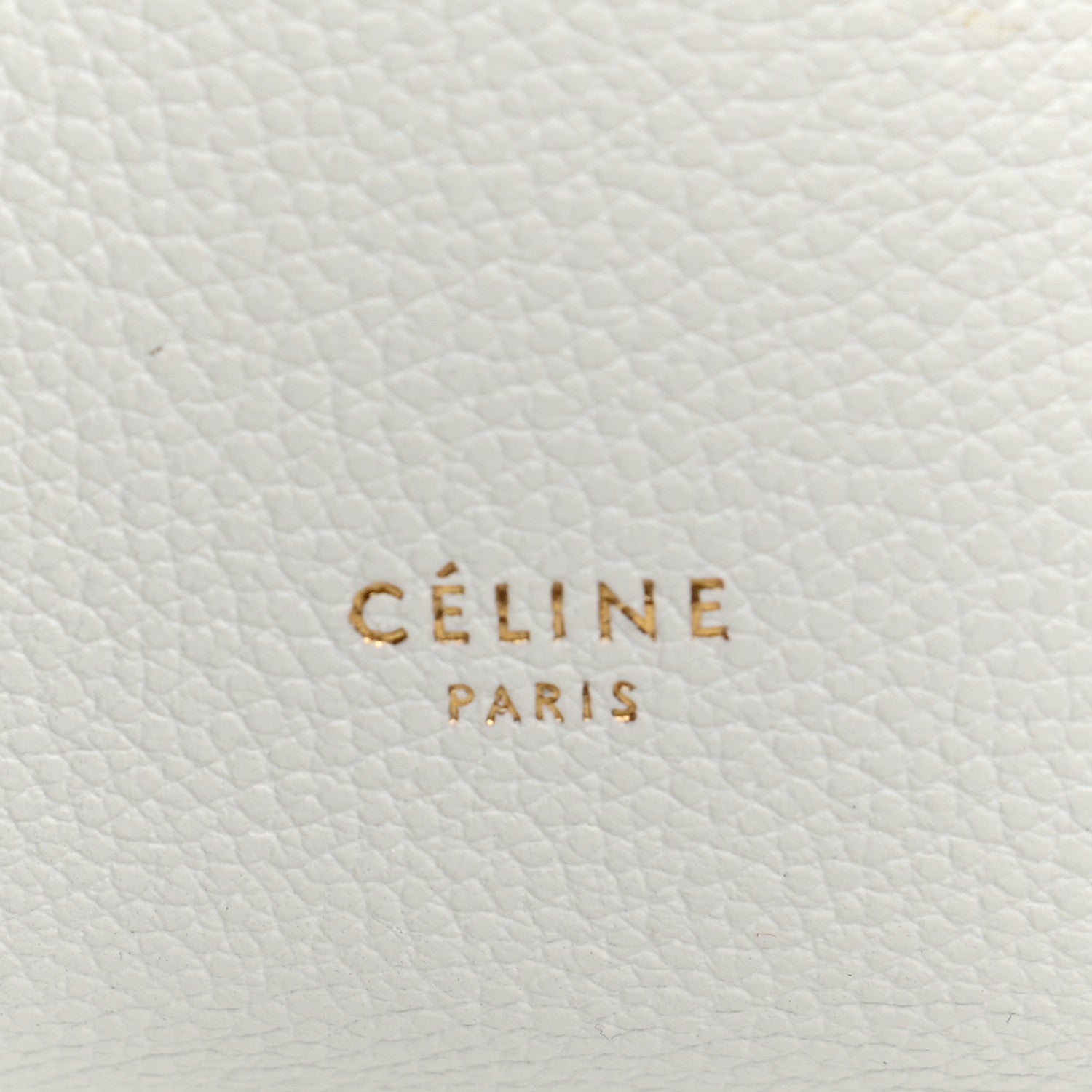 Celine Soft Grained Calfskin Small Sangle Bucket Bag White 7 of 9