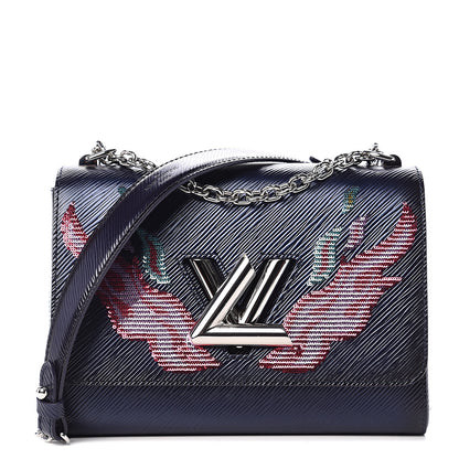 Louis Vuitton Epi Sequins Flame Twist Shoulder Bag MM Blue Nuit 1 of 8