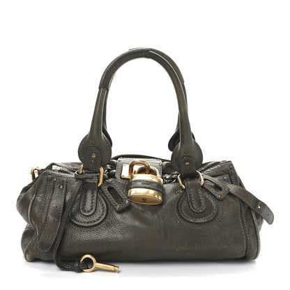 Chloe Calfskin Medium Paddington Satchel Chocolate 1 of 10