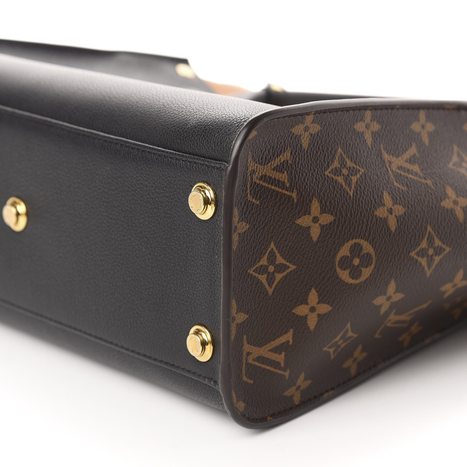 Louis Vuitton Calfskin Monogram On My Side Black 8 of 10