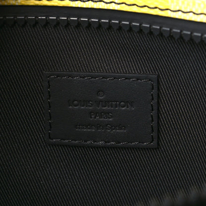 Louis Vuitton Damier Striped Weekend Tote PM Gradient Green 6 of 8