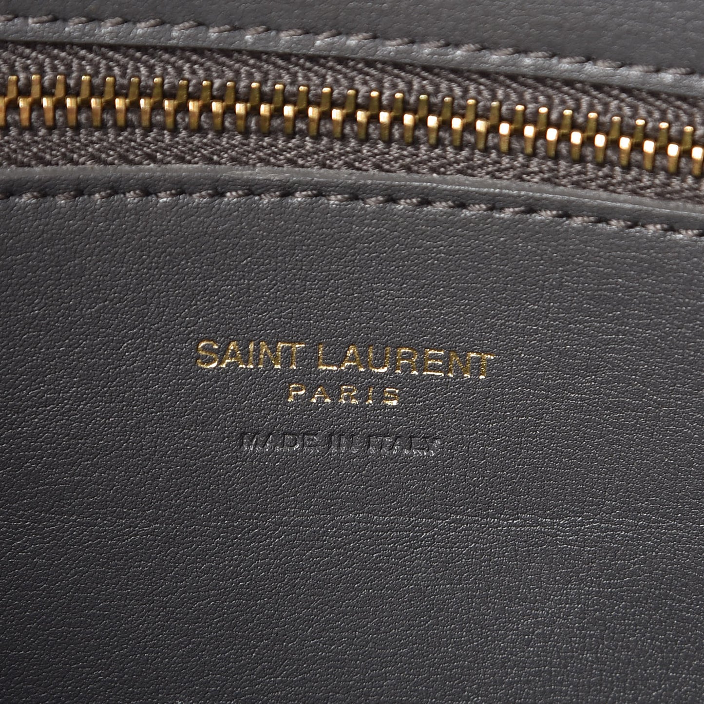Calfskin Small Monogram Cabas Grey