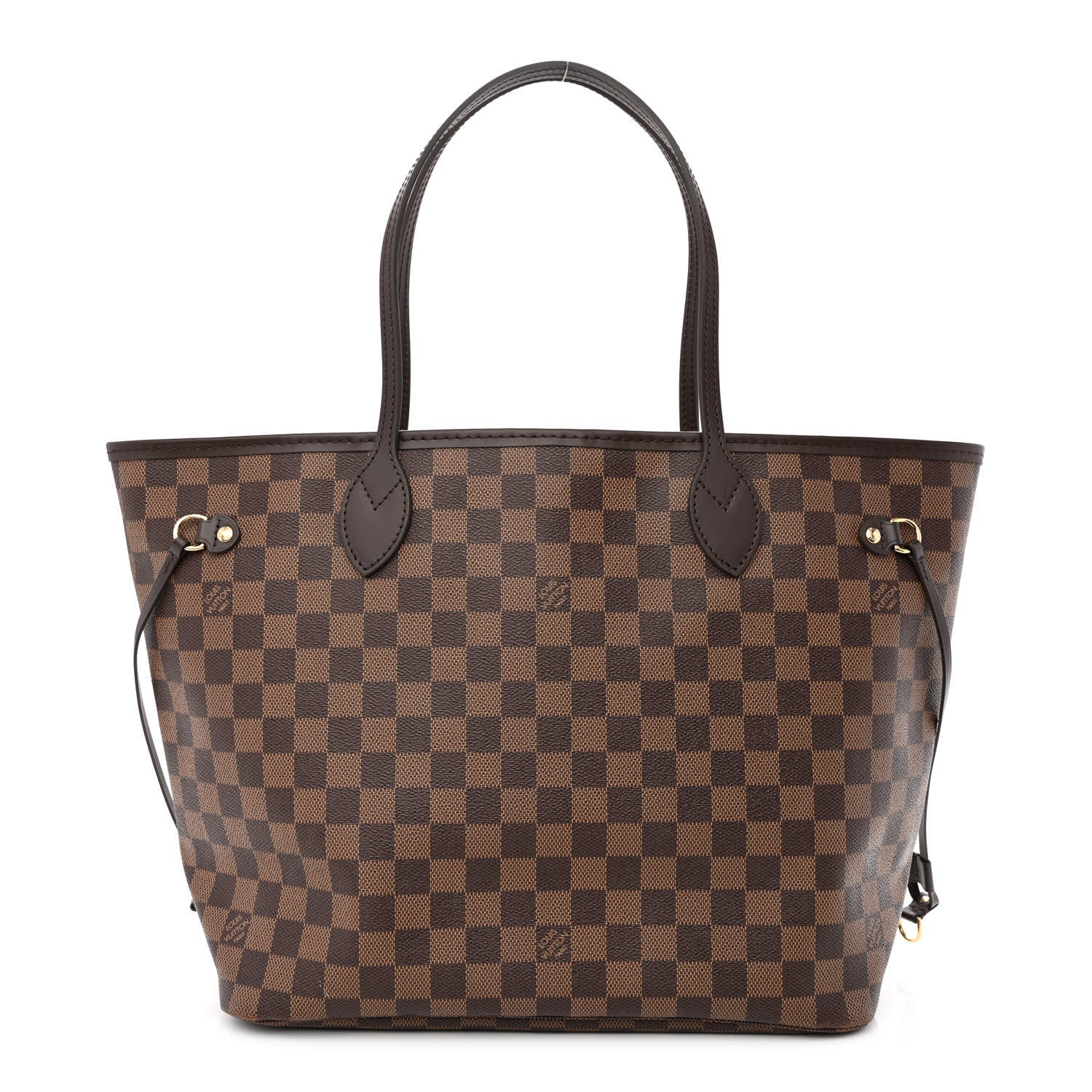 Louis Vuitton Damier Ebene Neo Neverfull MM Rose Ballerine 3 of 15