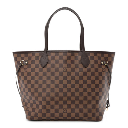Louis Vuitton Damier Ebene Neo Neverfull MM Rose Ballerine 3 of 15