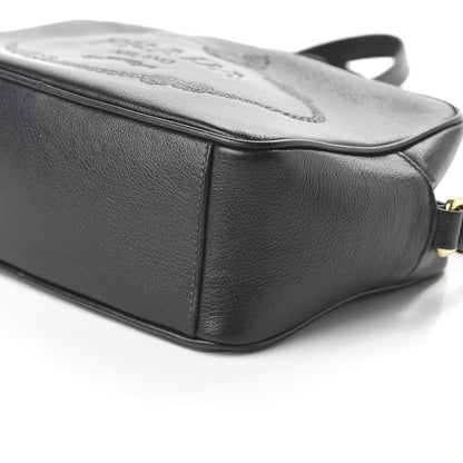 Prada Glace Calf Logo Crossbody Black 7 of 9