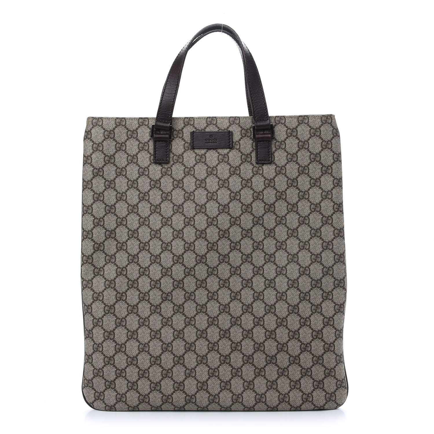 Gucci GG Plus Monogram Flat Vertical Tote Brown 1 of 9