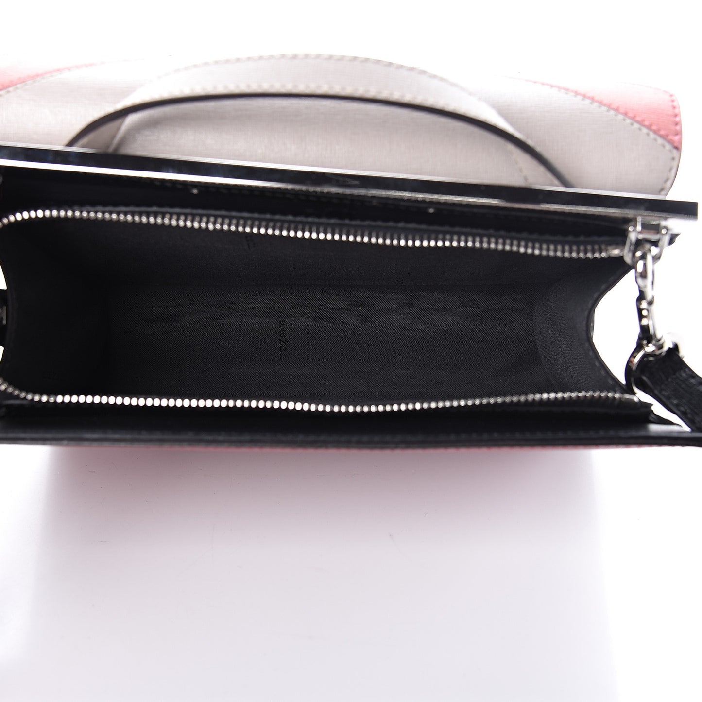 Vitello Elite Monster Mini Demi Jour Shoulder Bag Ribes Grigio Polvere Carbone