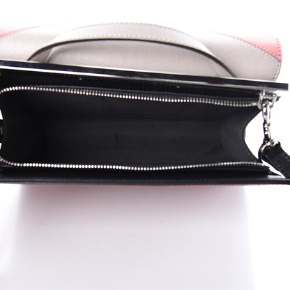 Fendi Vitello Elite Monster Mini Demi Jour Shoulder Bag Ribes Grigio Polvere Carbone 6 of 12