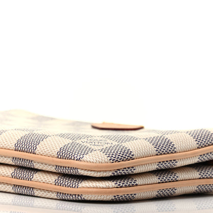 Louis Vuitton Damier Azur Double Zip Pochette 9 of 9