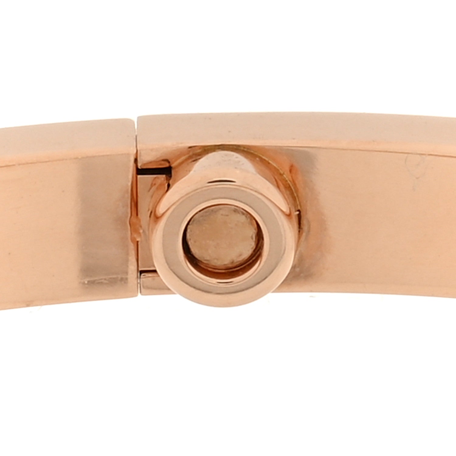 Cartier 18K Pink Gold 10 Diamond Small LOVE Bracelet 16 5 of 6