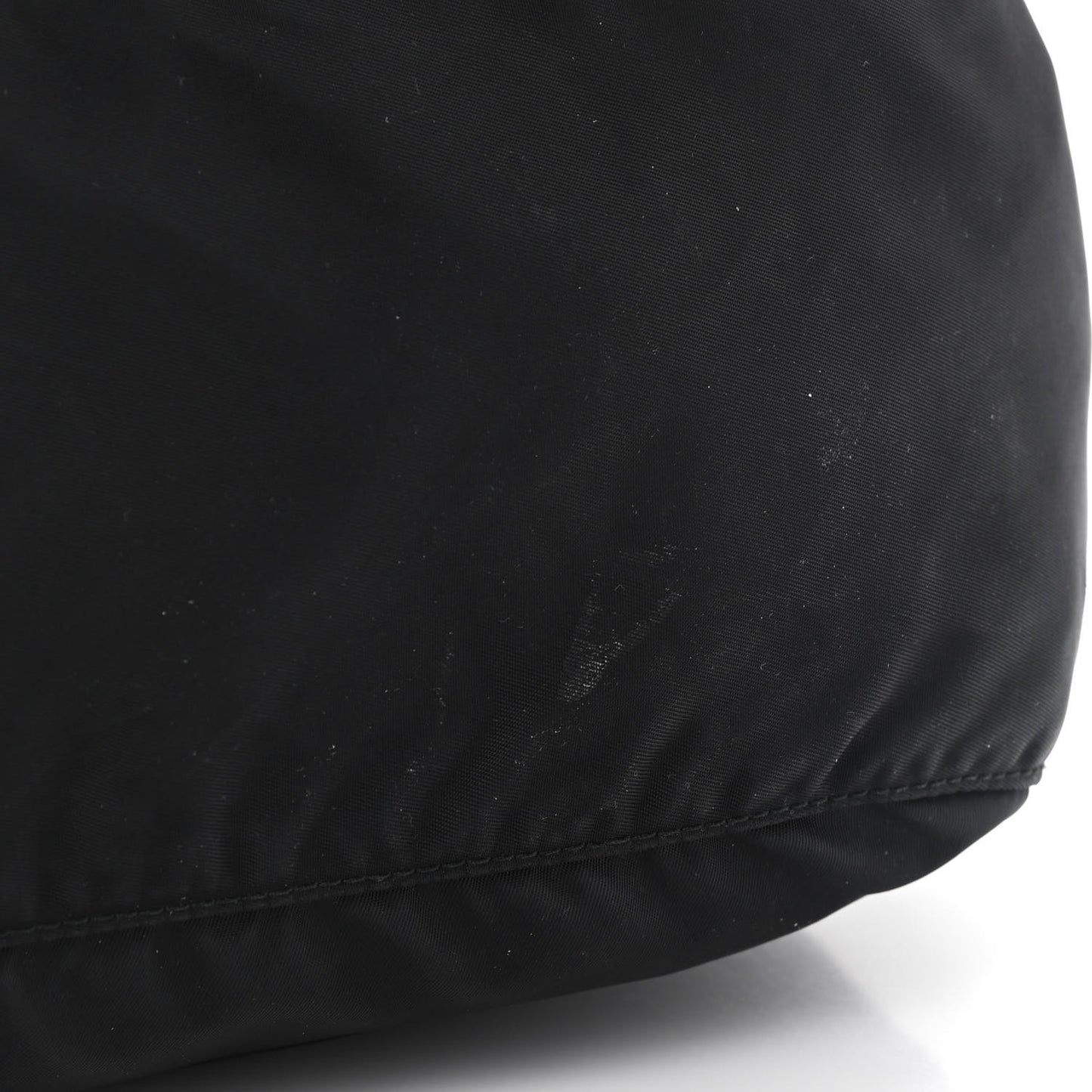 Tessuto Nylon Saffiano Double Buckle Messenger Shoulder Bag Black