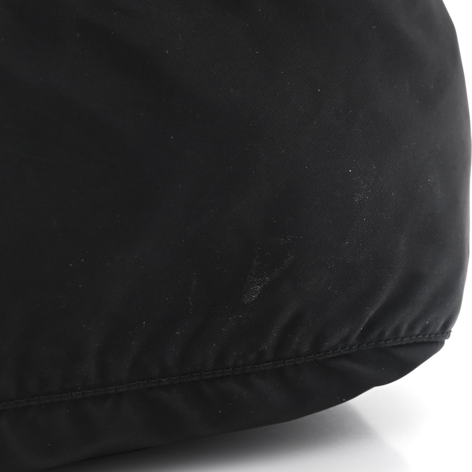 Prada Tessuto Nylon Saffiano Double Buckle Messenger Shoulder Bag Black 10 of 10