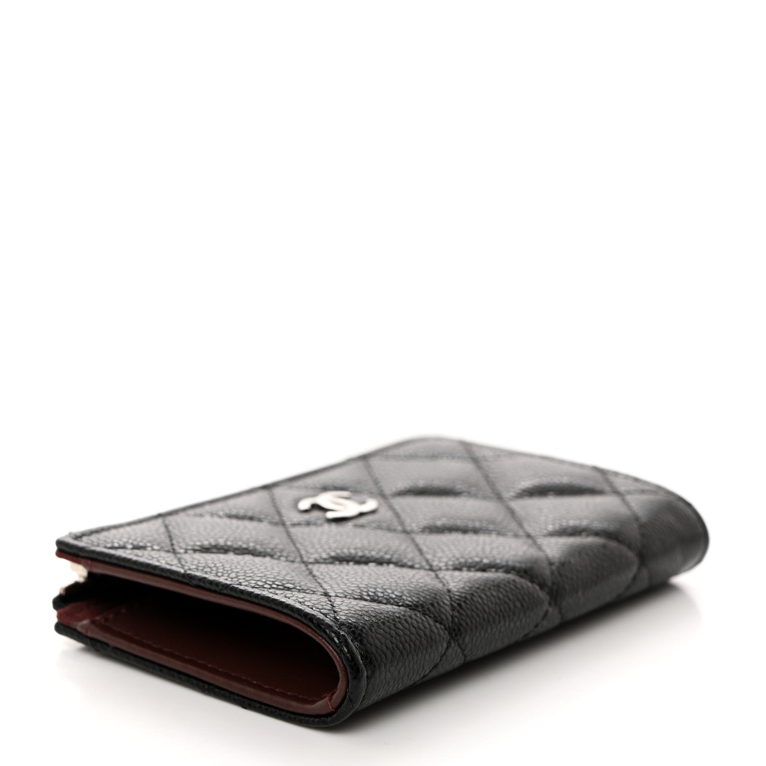 Chanel Caviar Quilted Zipped Key Holder Case Black 4 of 8