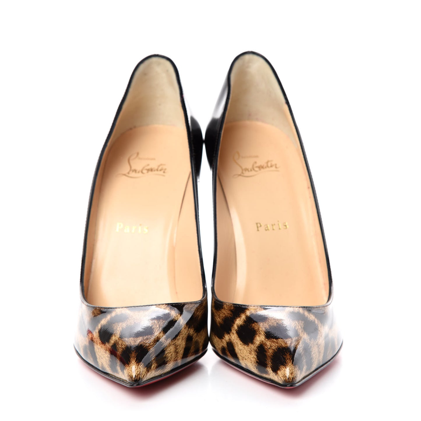 Patent Degrade Leopard Pigalle Follies 100 Pumps 39 Leopard Black