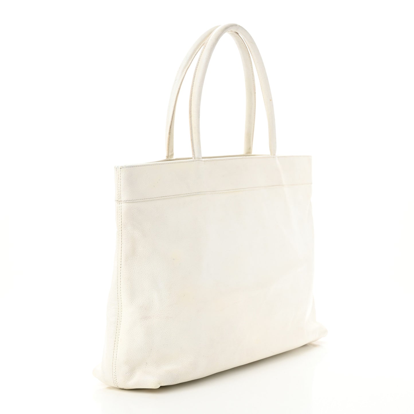 Caviar CC Timeless Tote White