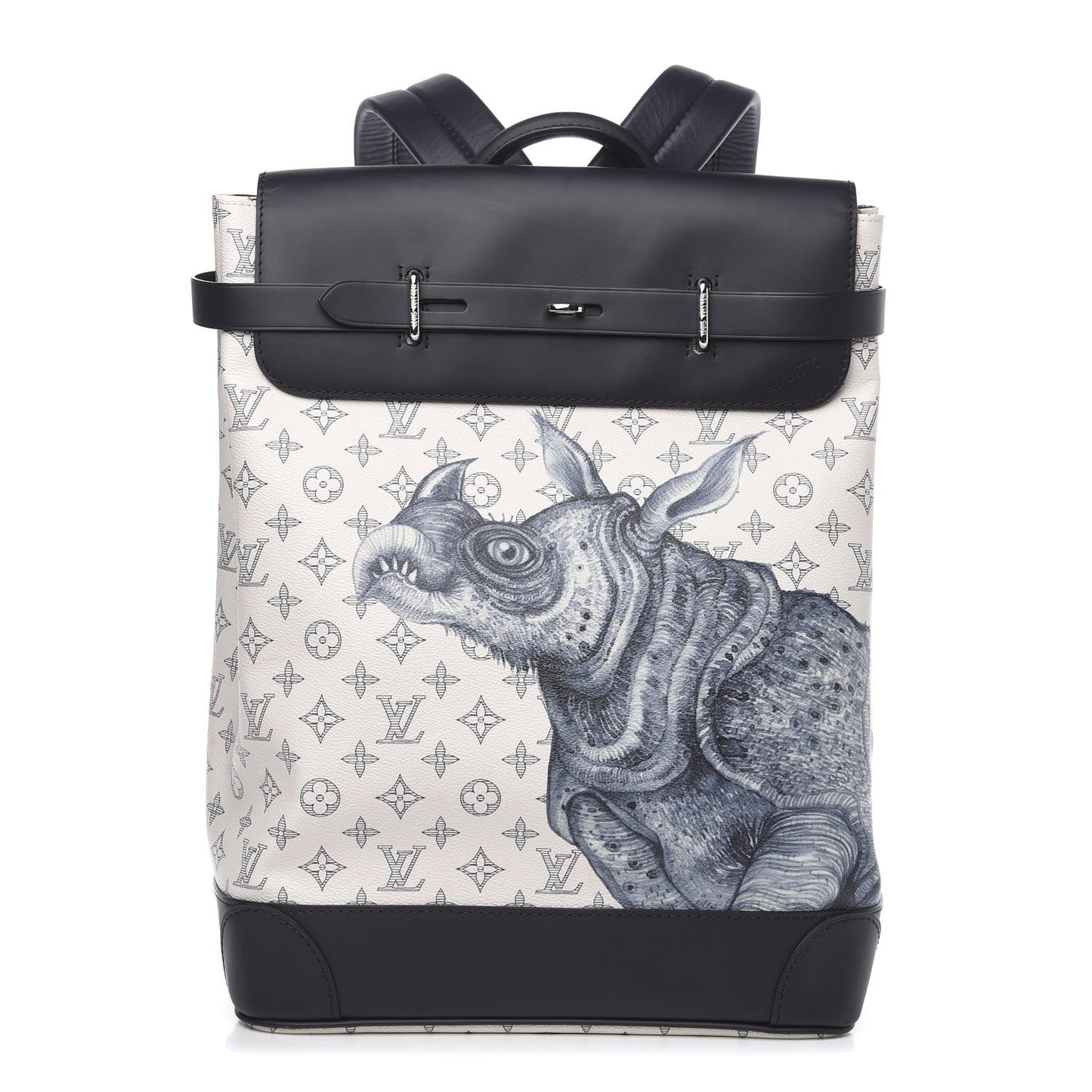 Louis Vuitton Savane Monogram Rhinoceros Chapman Steamer Backpack Dune 571898 – FASHIONPHILE