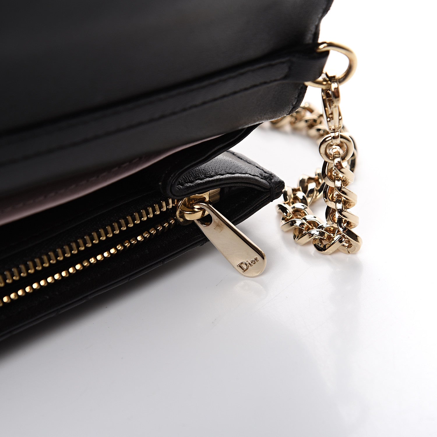 Christian Dior Lambskin Cannage Miss Dior Promenade Pouch Black 11 of 16