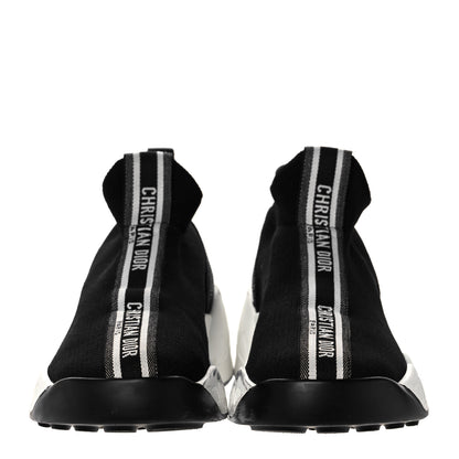 Christian Dior Technical Knit F. Two Point Zero High Top Sneakers 36.5 Black 2 of 11