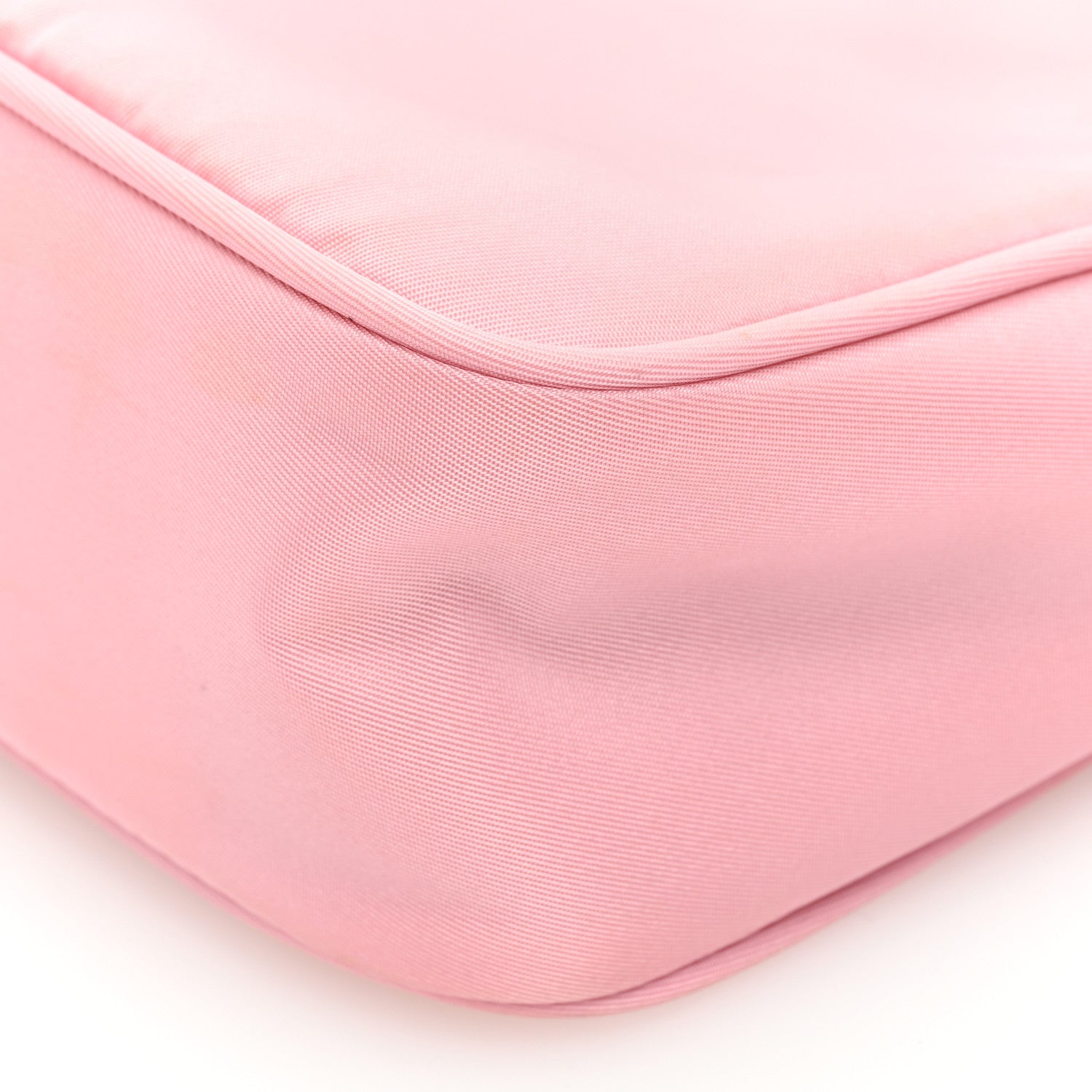 Prada Tessuto Nylon Saffiano Mini Re-Edition 2000 Bag Rosa 9 of 9