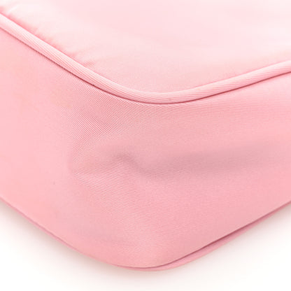 Prada Tessuto Nylon Saffiano Mini Re-Edition 2000 Bag Rosa 9 of 9