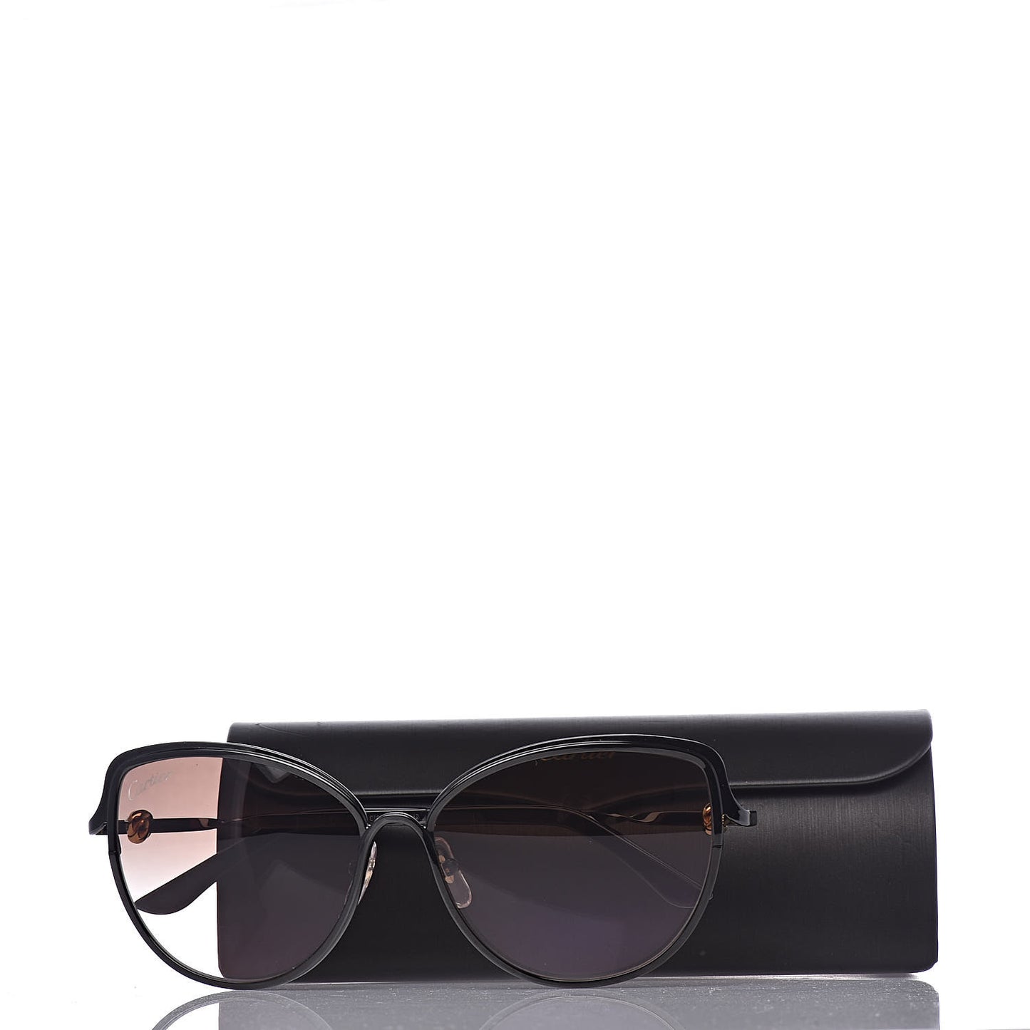 Metal Trinity Sunglasses CT0089S Black Brown