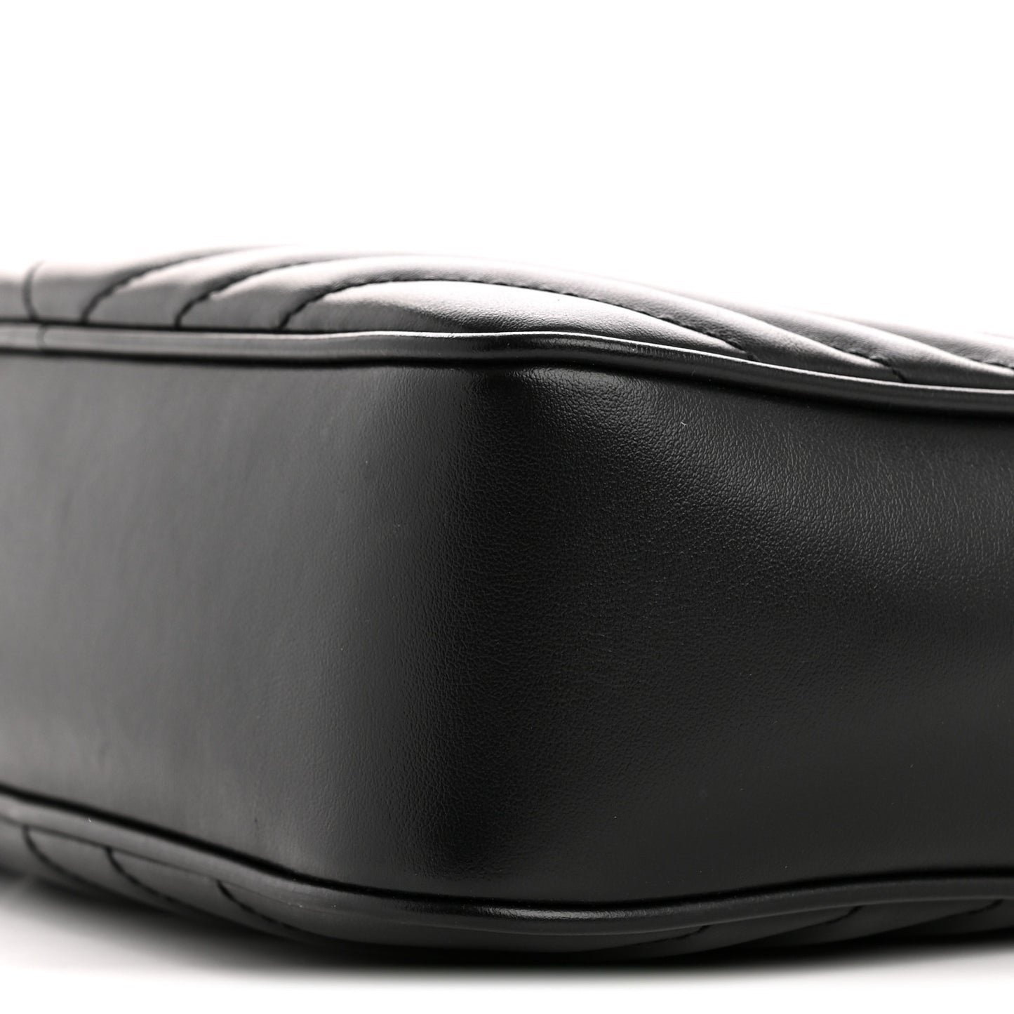 Calfskin Matelasse Monogram Lou Camera Bag Black