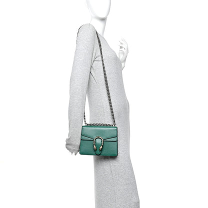 Gucci Calfskin Mini Dionysus Shoulder Bag Emerald 2 of 10