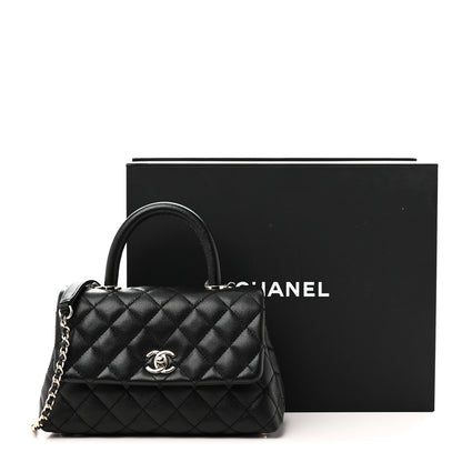 Chanel Caviar Quilted Mini Coco Handle Flap Black 11 of 11