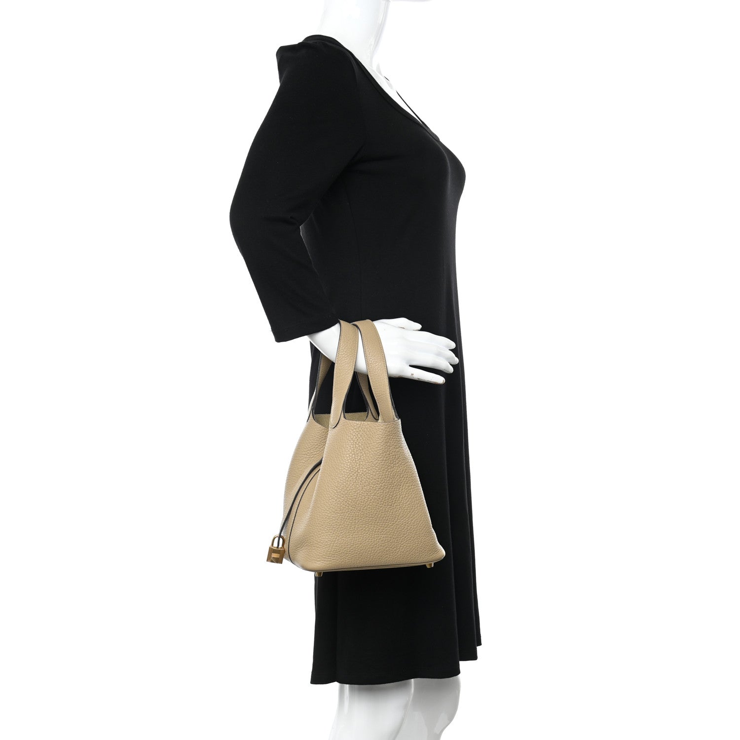 Hermes Taurillon Clemence Picotin Lock 18 PM Trench 2 of 15