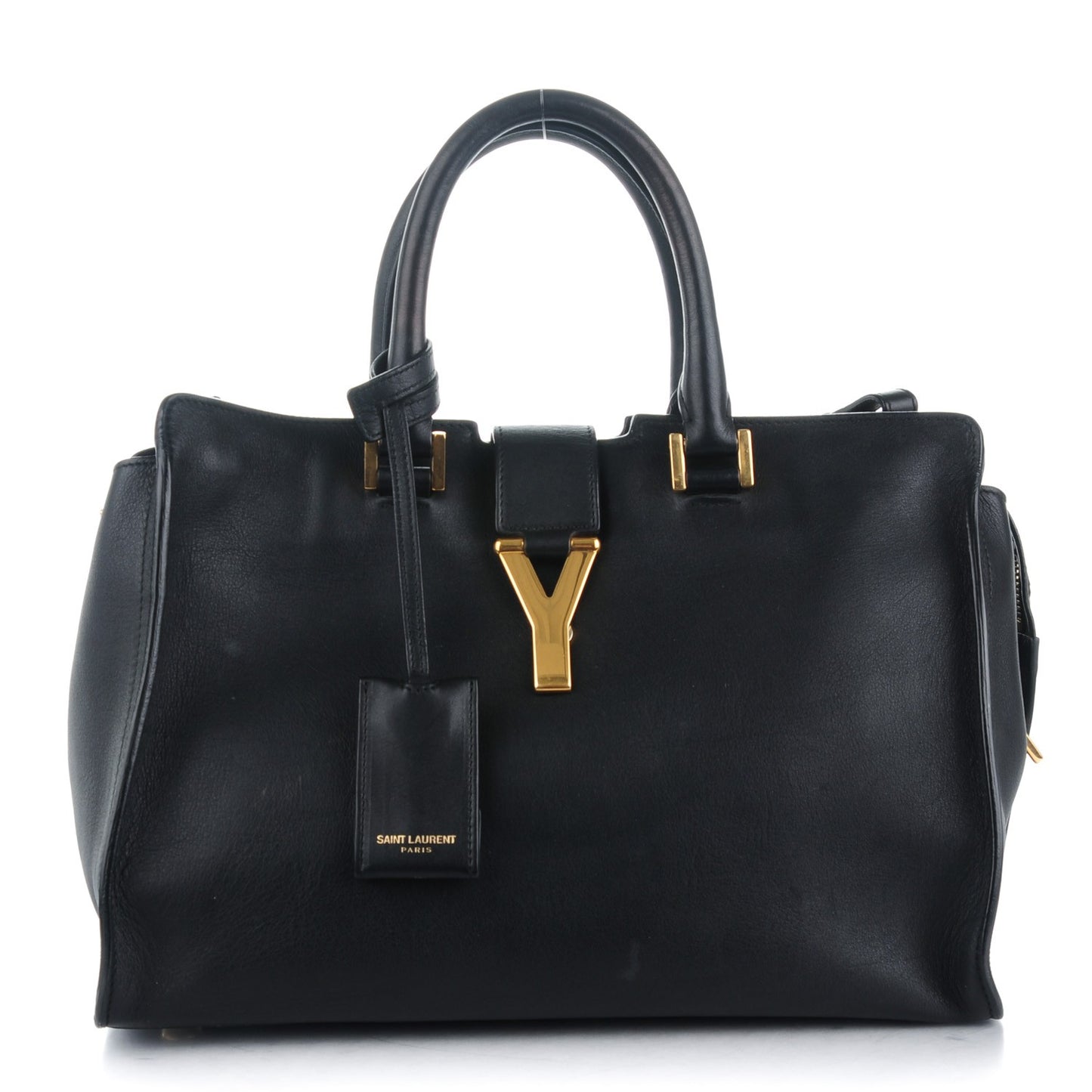 Calfskin Small Classic Y Cabas Black